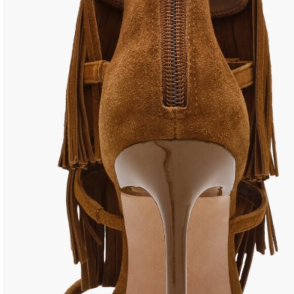 NWT Steve Madden Fringzy Stiletto Sandal (Women) - Picture 3 of 5